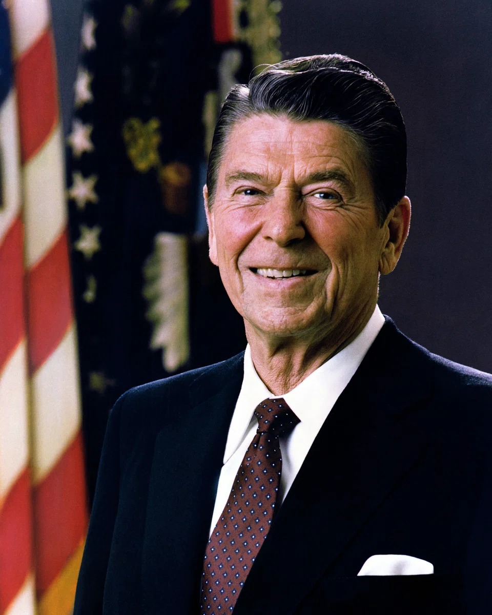 Ronald Reagan, official presidential portrait from 1981