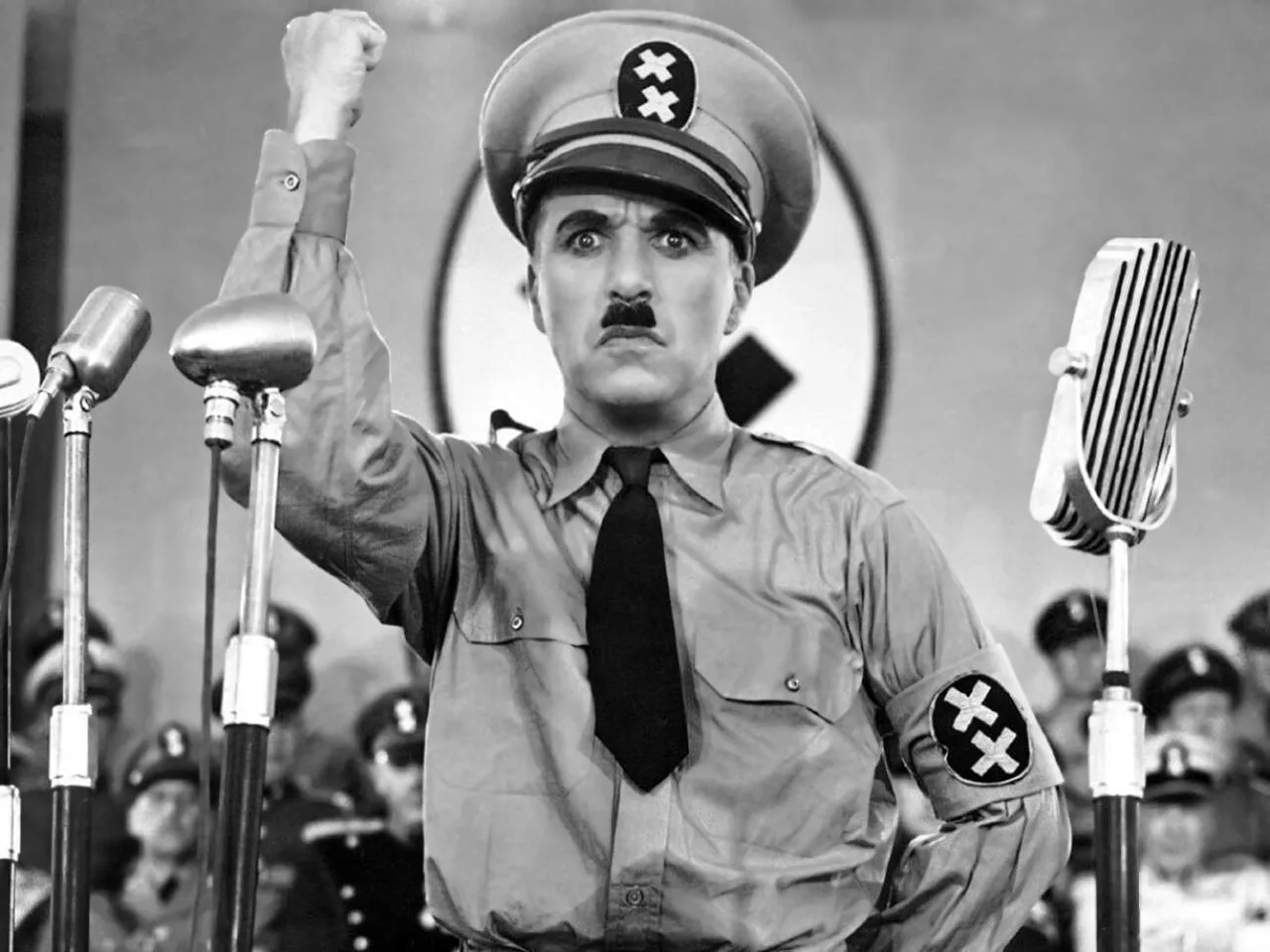 Charlie Chaplin in The Great Dictator 1940