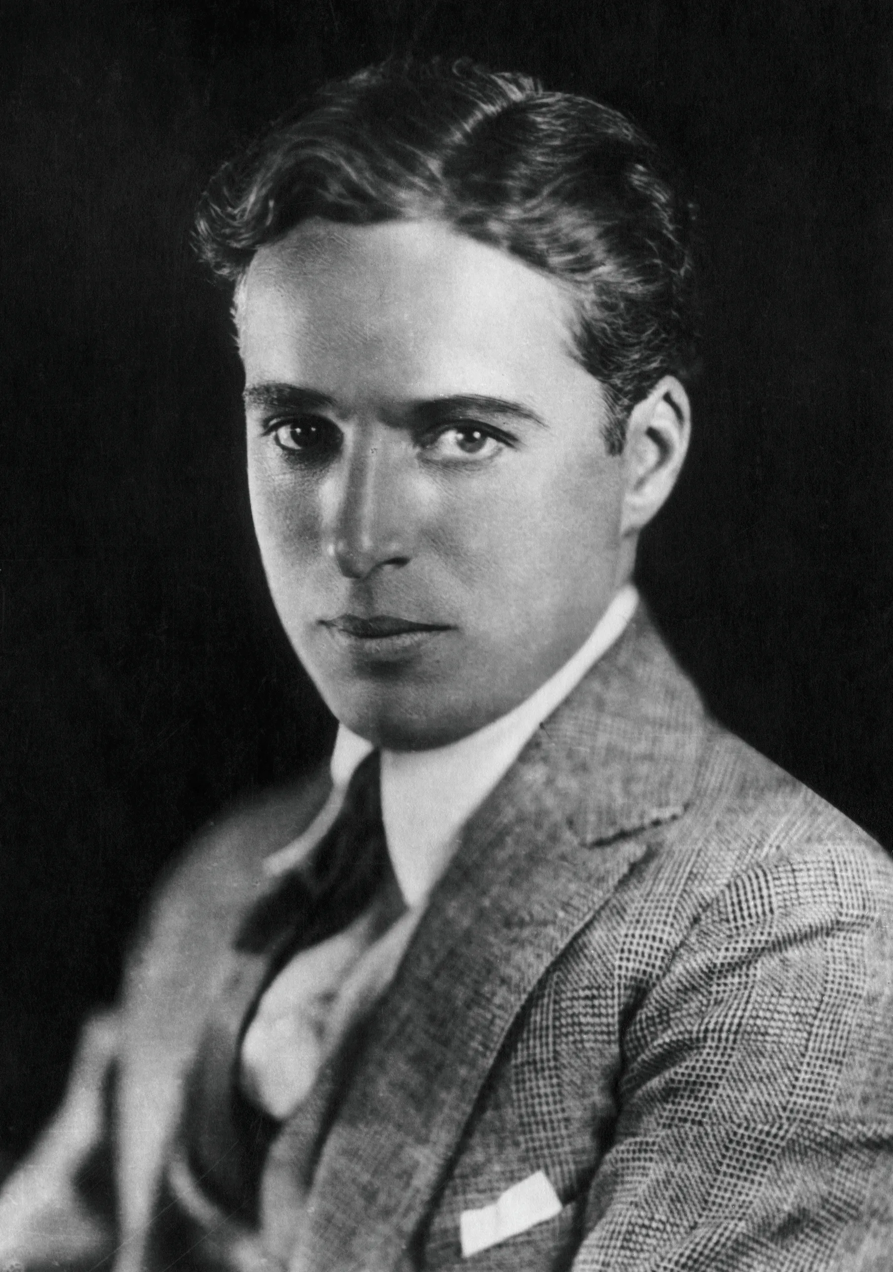 Porträt von Charles Chaplin in jungen Jahren