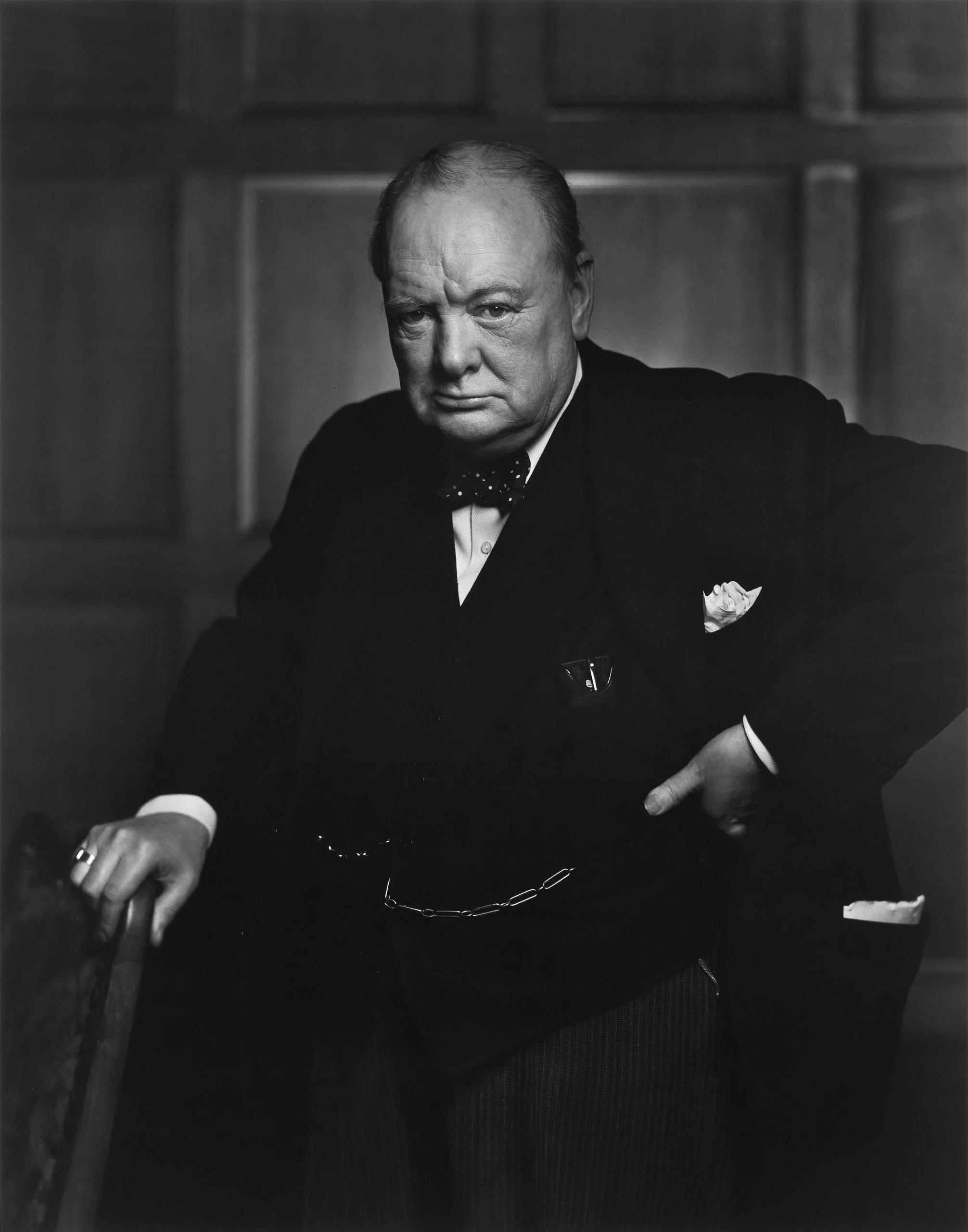 Winston Churchill, portrait by Yousuf Karsh, 1941