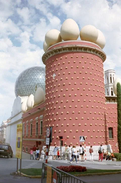 Entrance to the Dalí Theatre-Museum in Figueres