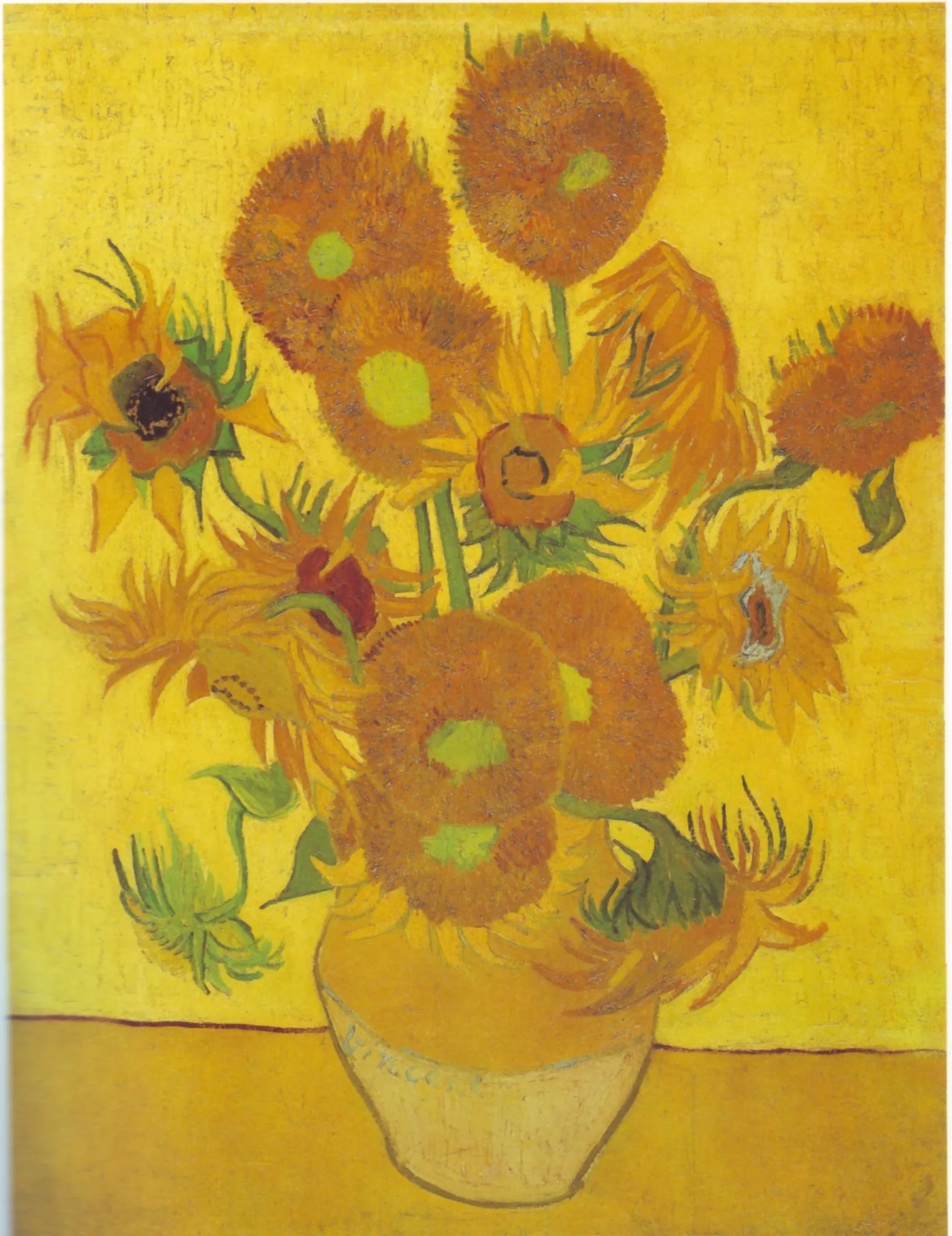 Vincent van Gogh, Sunflowers, Arles 1888