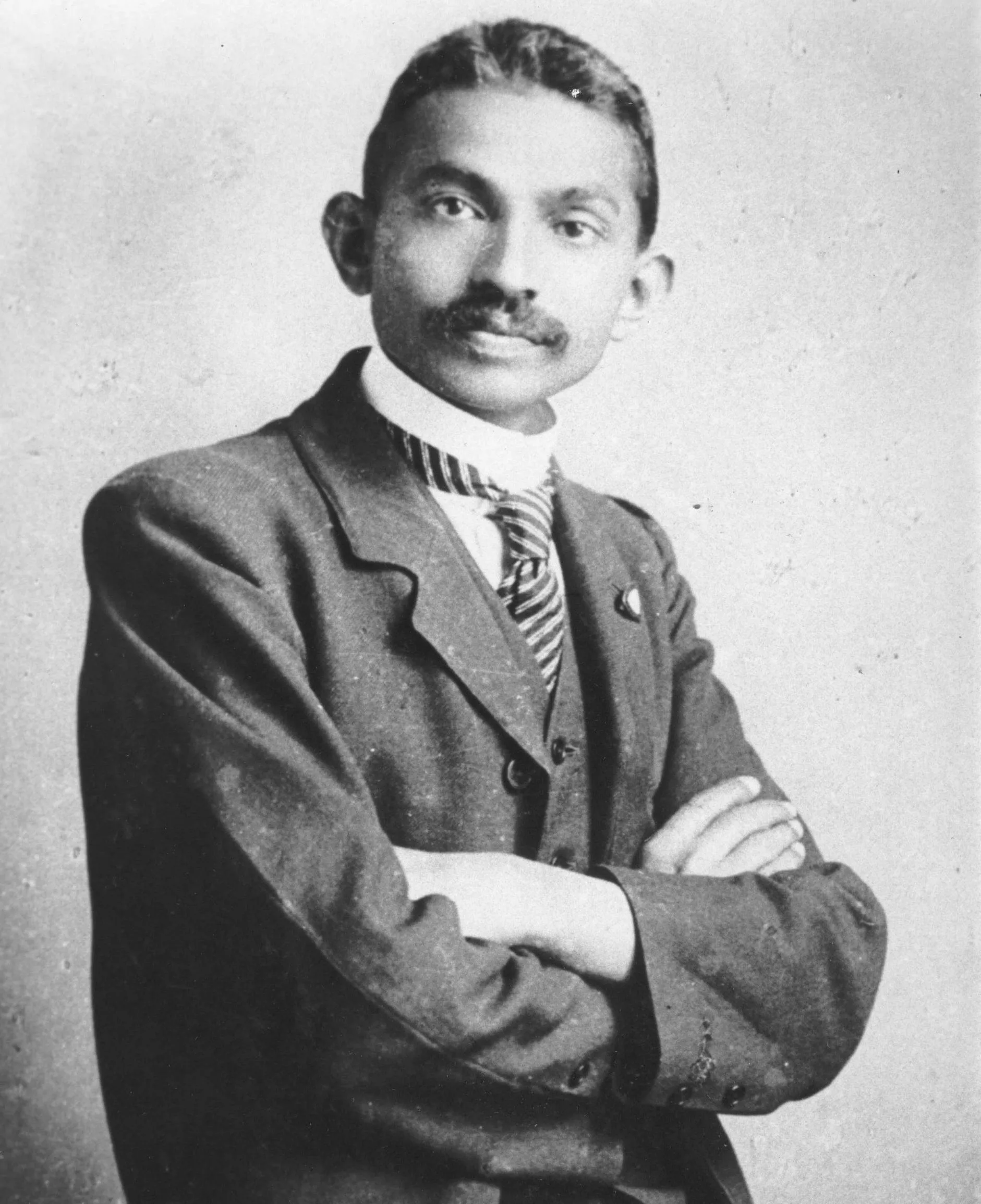 Mohandas Gandhi as a lawyer in South Africa, 1906