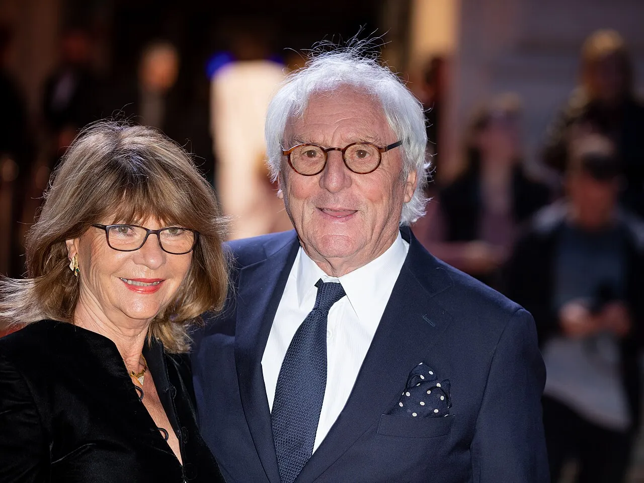 Günther Maria Halmer with Claudia Halmer at the Hessian Film and Cinema Prize 2019