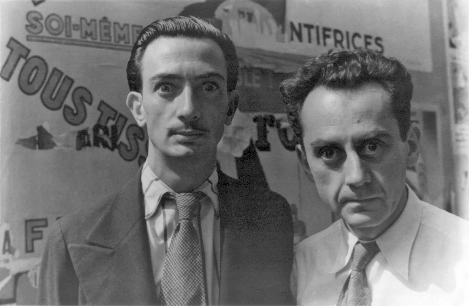 Man Ray and Salvador Dalí in Paris