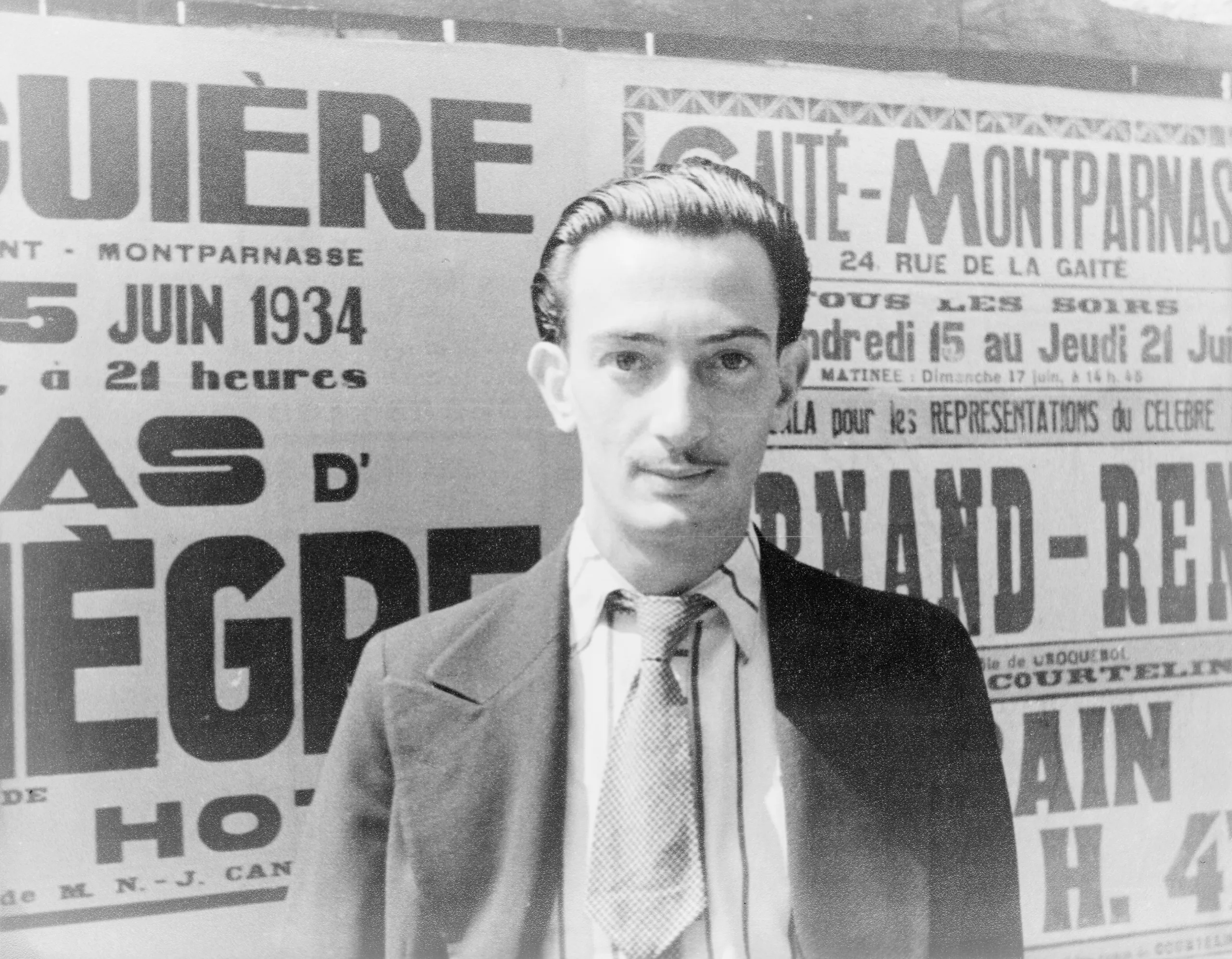 Salvador Dalí in Paris, 1934