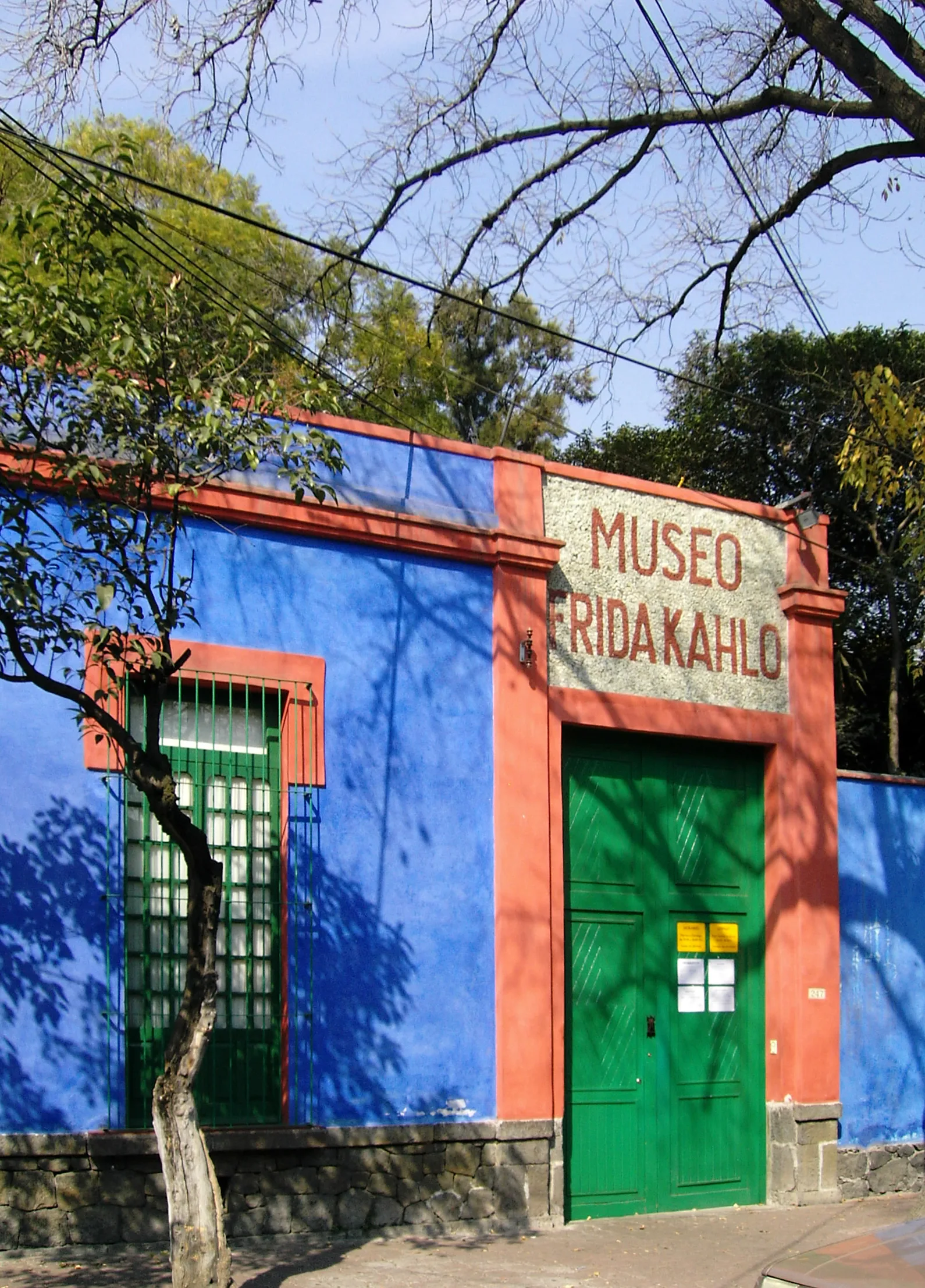 Die Casa Azul in Coyoacán, heute Museo Frida Kahlo