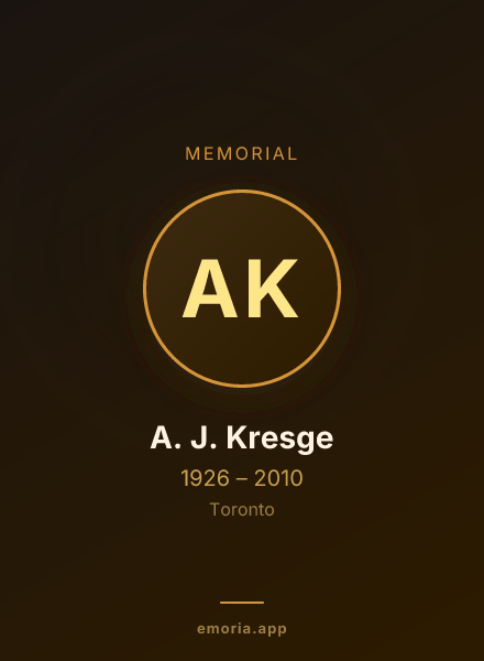 Memorial portrait of A. J. Kresge
