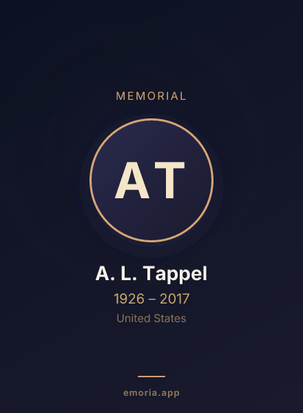 Memorial portrait of A. L. Tappel