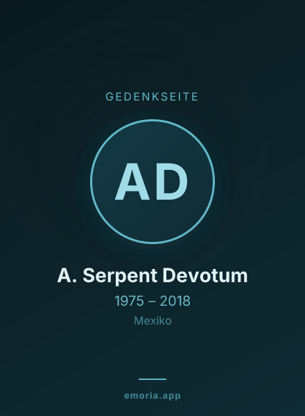 Gedenkportrait von A. Serpent Devotum