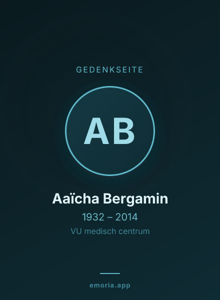 Gedenkportrait von Aaïcha Bergamin