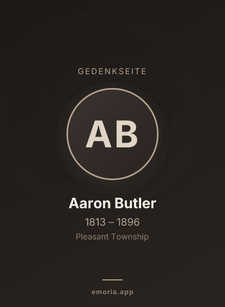 Gedenkportrait von Aaron Butler
