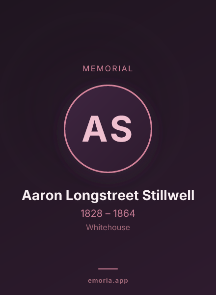 Memorial portrait of Aaron Longstreet Stillwell