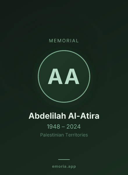 Memorial portrait of Abdelilah Al-Atira