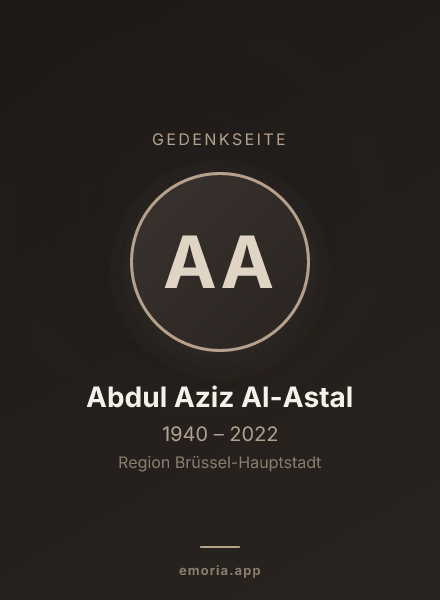 Gedenkportrait von Abdul Aziz Al-Astal