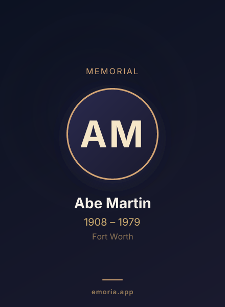 Memorial portrait of Abe Martin