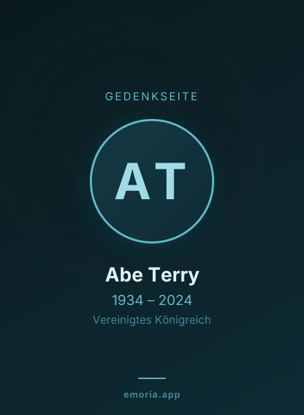 Gedenkportrait von Abe Terry