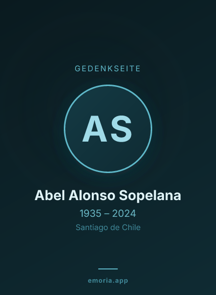 Gedenkportrait von Abel Alonso Sopelana