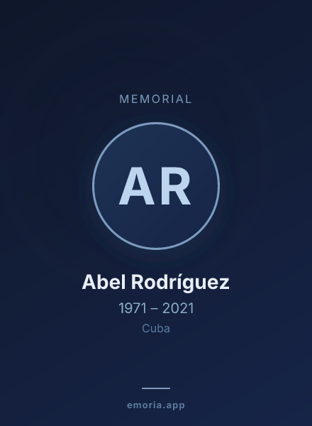 Memorial portrait of Abel Rodríguez