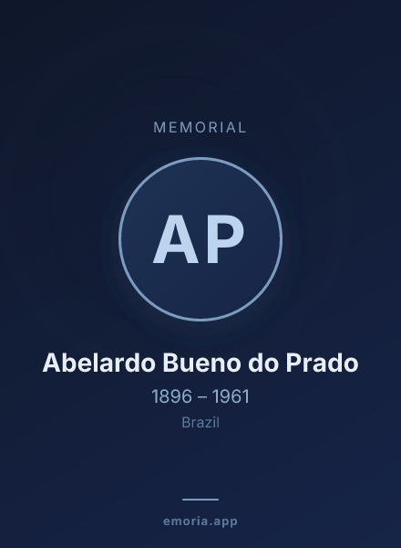 Memorial portrait of Abelardo Bueno do Prado