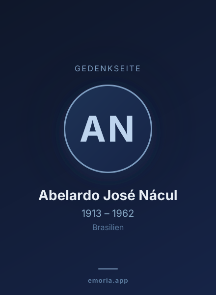 Gedenkportrait von Abelardo José Nácul