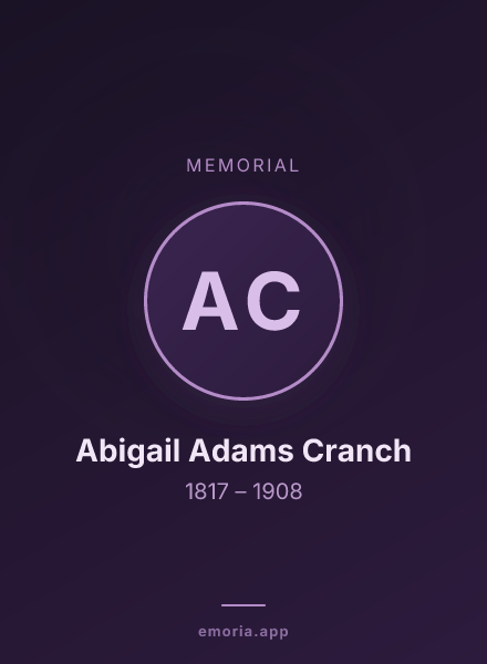 Memorial portrait of Abigail Adams Cranch