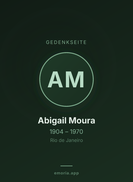Gedenkportrait von Abigail Moura