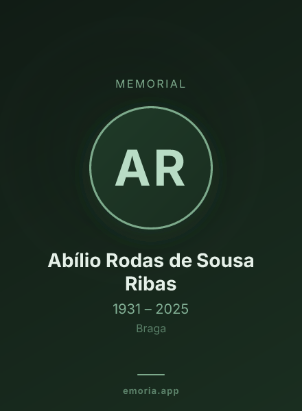 Memorial portrait of Abílio Rodas de Sousa Ribas