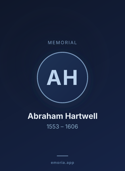 Memorial portrait of Abraham Hartwell