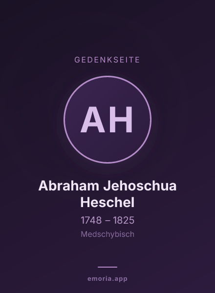 Gedenkportrait von Abraham Jehoschua Heschel