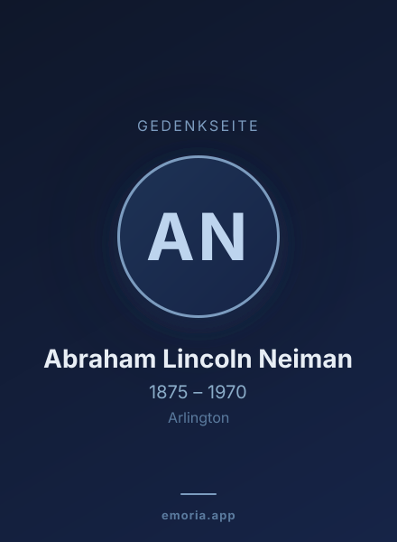 Gedenkportrait von Abraham Lincoln Neiman