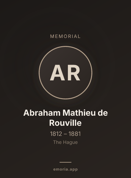 Memorial portrait of Abraham Mathieu de Rouville