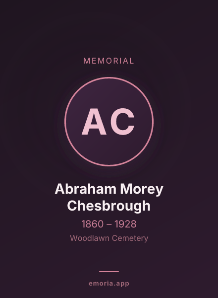 Memorial portrait of Abraham Morey Chesbrough