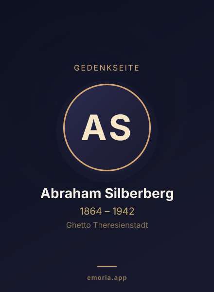 Gedenkportrait von Abraham Silberberg