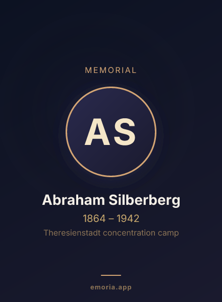 Memorial portrait of Abraham Silberberg