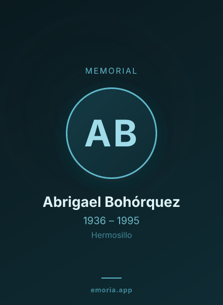 Memorial portrait of Abrigael Bohórquez