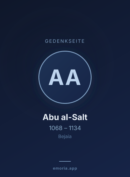 Gedenkportrait von Abu al-Salt