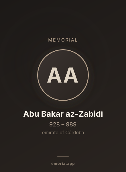 Memorial portrait of Abu Bakar az-Zabidi