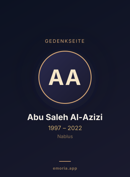 Gedenkportrait von Abu Saleh Al-Azizi