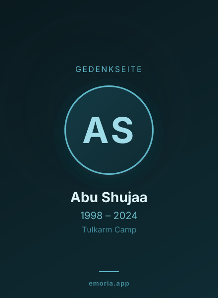 Gedenkportrait von Abu Shujaa