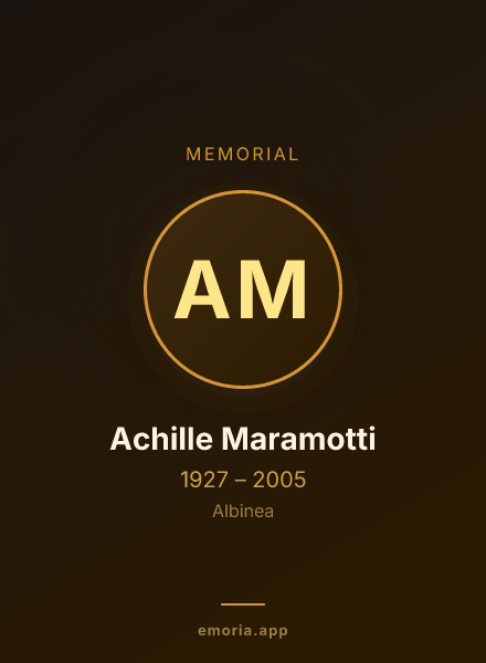 Memorial portrait of Achille Maramotti