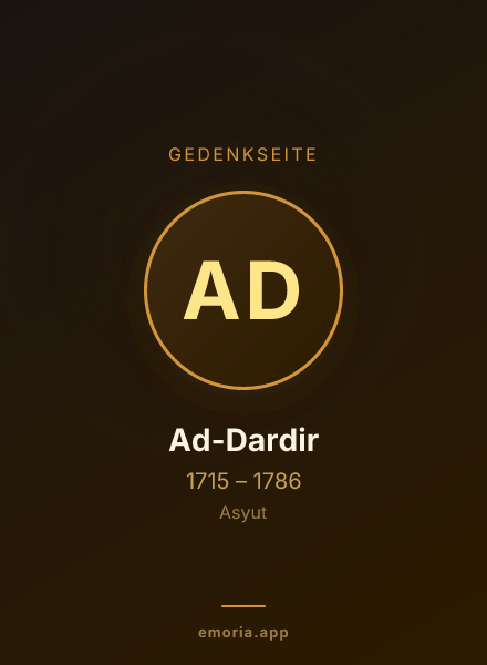 Gedenkportrait von Ad-Dardir