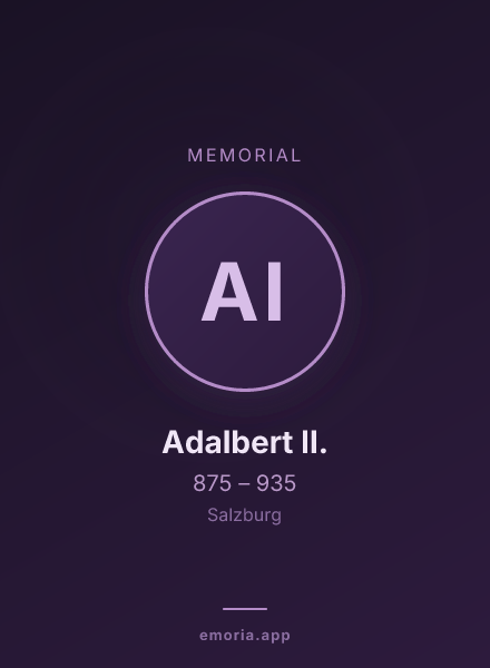 Memorial portrait of Adalbert II.