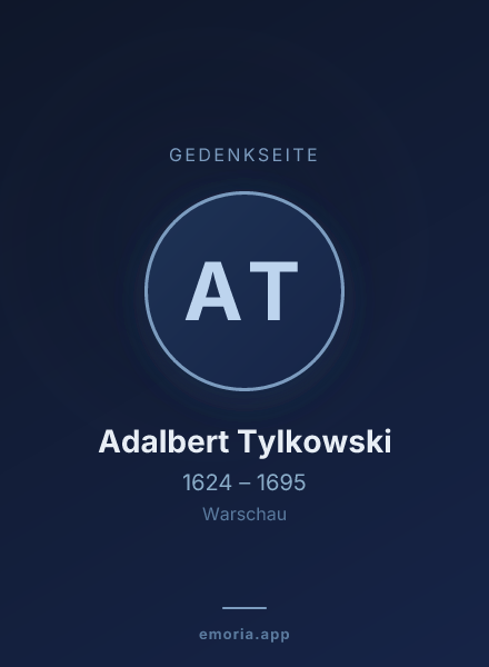Gedenkportrait von Adalbert Tylkowski