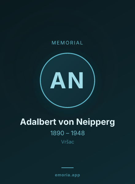 Memorial portrait of Adalbert von Neipperg