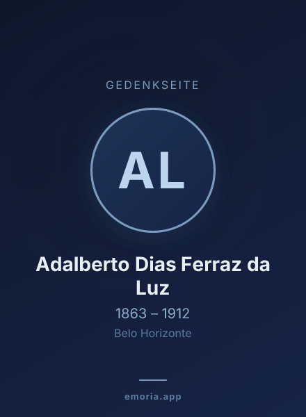 Gedenkportrait von Adalberto Dias Ferraz da Luz