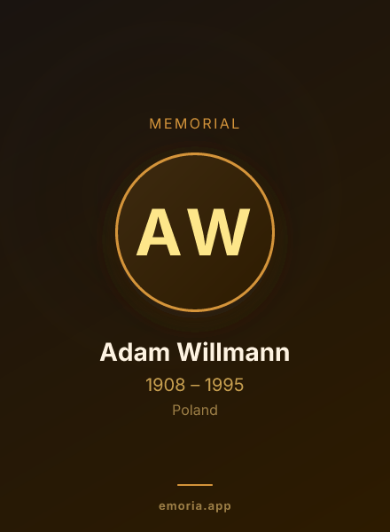 Memorial portrait of Adam Willmann
