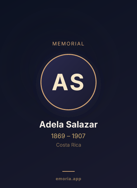 Memorial portrait of Adela Salazar