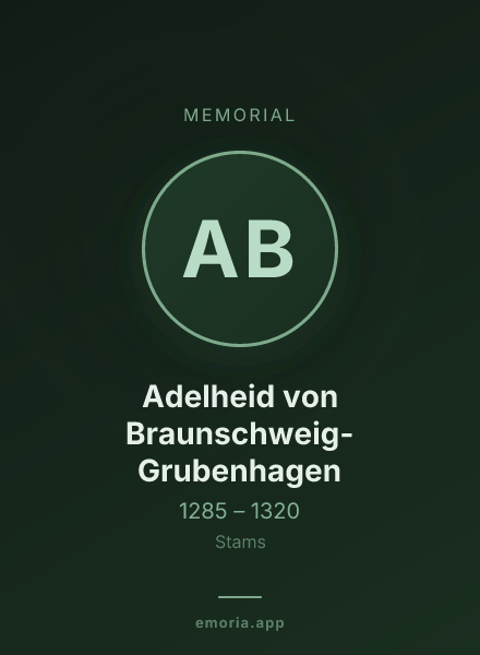 Memorial portrait of Adelheid von Braunschweig-Grubenhagen