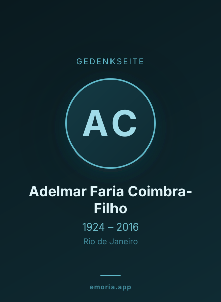 Gedenkportrait von Adelmar Faria Coimbra-Filho